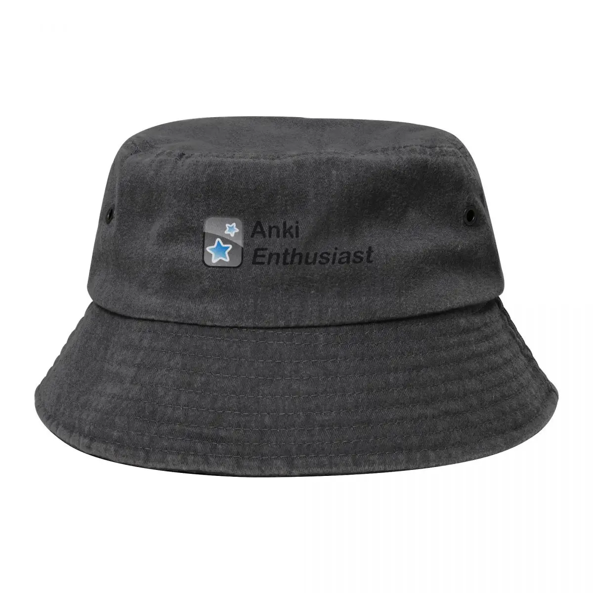 

Anki Enthusiast Bucket Hat Icon Snap Back Hat tea Hat Mens Caps Women's