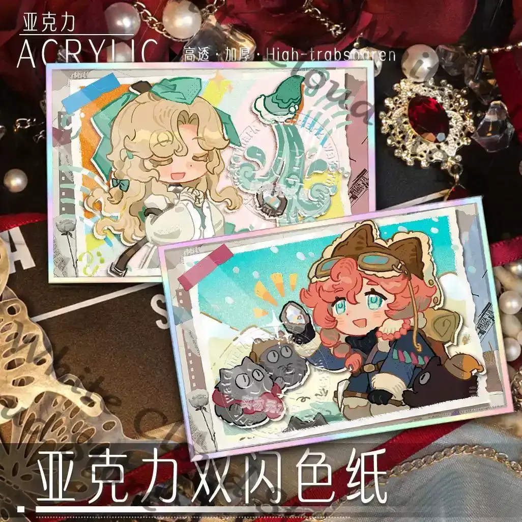Game Reverse:1999 Windsong Regulus Hissabeth Cosplay Doujin Acrylic Color Paper Cartoon Collection Card Decoration Ornament Gift