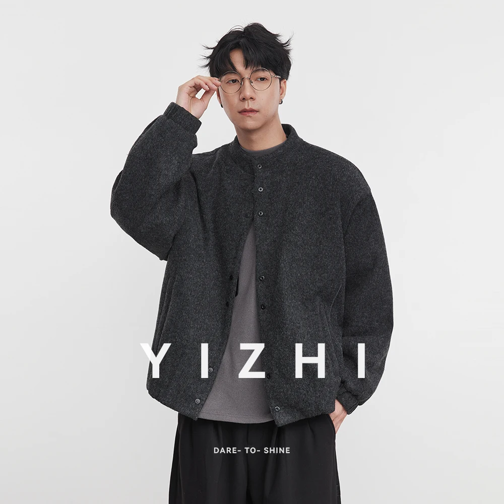 

Fashion American Retro Men's Down Jacket 2025 Winter 90% White Duck Down Crew Neck Loose Casual Coat