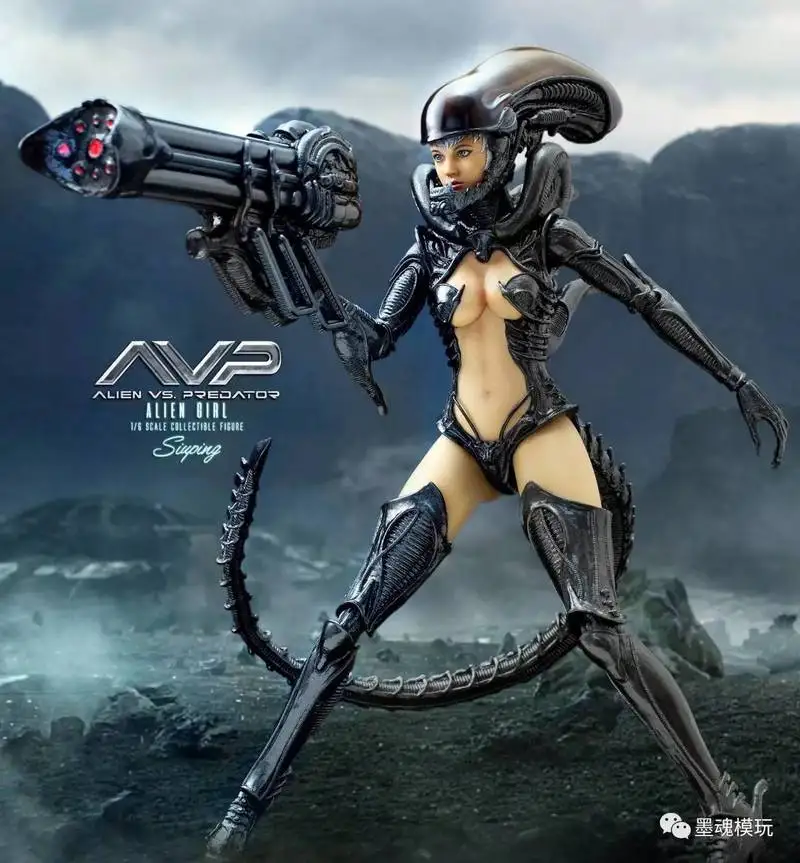 In Stock 100% Original Hottoys Has002 Alien Girl Aliens Vs Predator Avp 1/6 Movie Character Model Art Collection Toys Gifts