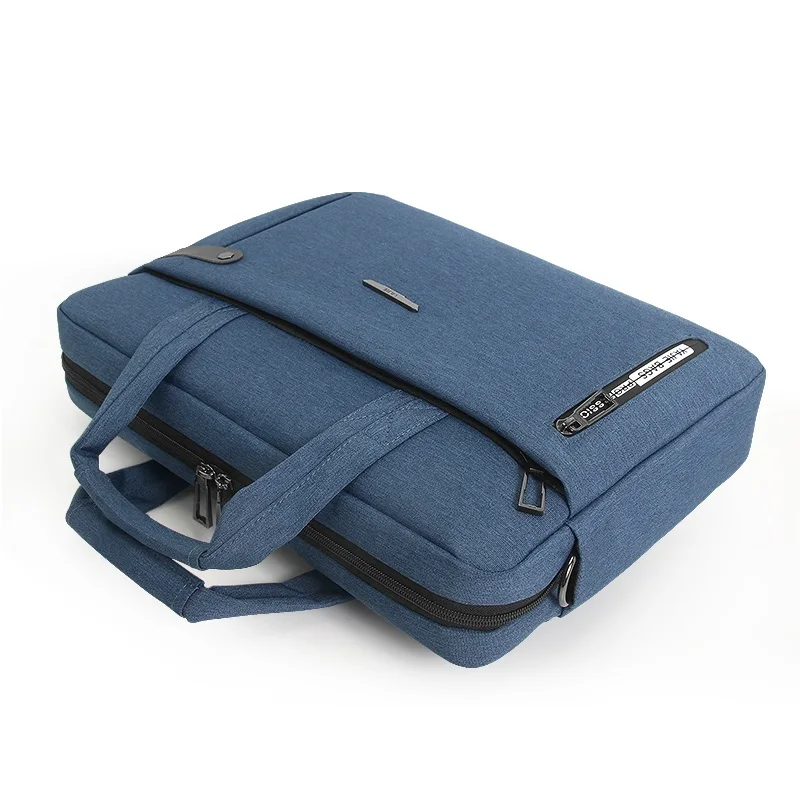 Porte-documents Oxford étanche pour hommes, mallette de 16 pouces, grande capacité, bleu, pour voyage d'affaires décontracté, sac pour ordinateur portable