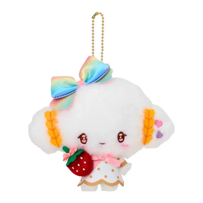 Kawaii Sanrio Hallo Kitty Cogimyun My Melody Strawberry News 50th Anniv Series Anime Plüsch-Schlüsselanhänger Niedlicher Rucksack-Anhänger Geschenk