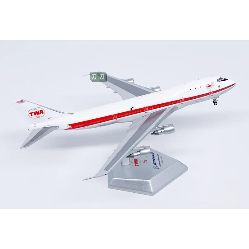 PT Diecast 1/400 Schaal Global Airlines B747-131 Passagiersvliegtuigen N93101 Legering Vliegtuigen Model Collectie Decoratieve Ornamenten