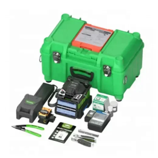 

25Original Komshine FX39 Trunk Fusion Splicer Six Motors Core To Core Alignment Spanish French Portuguese Splicing