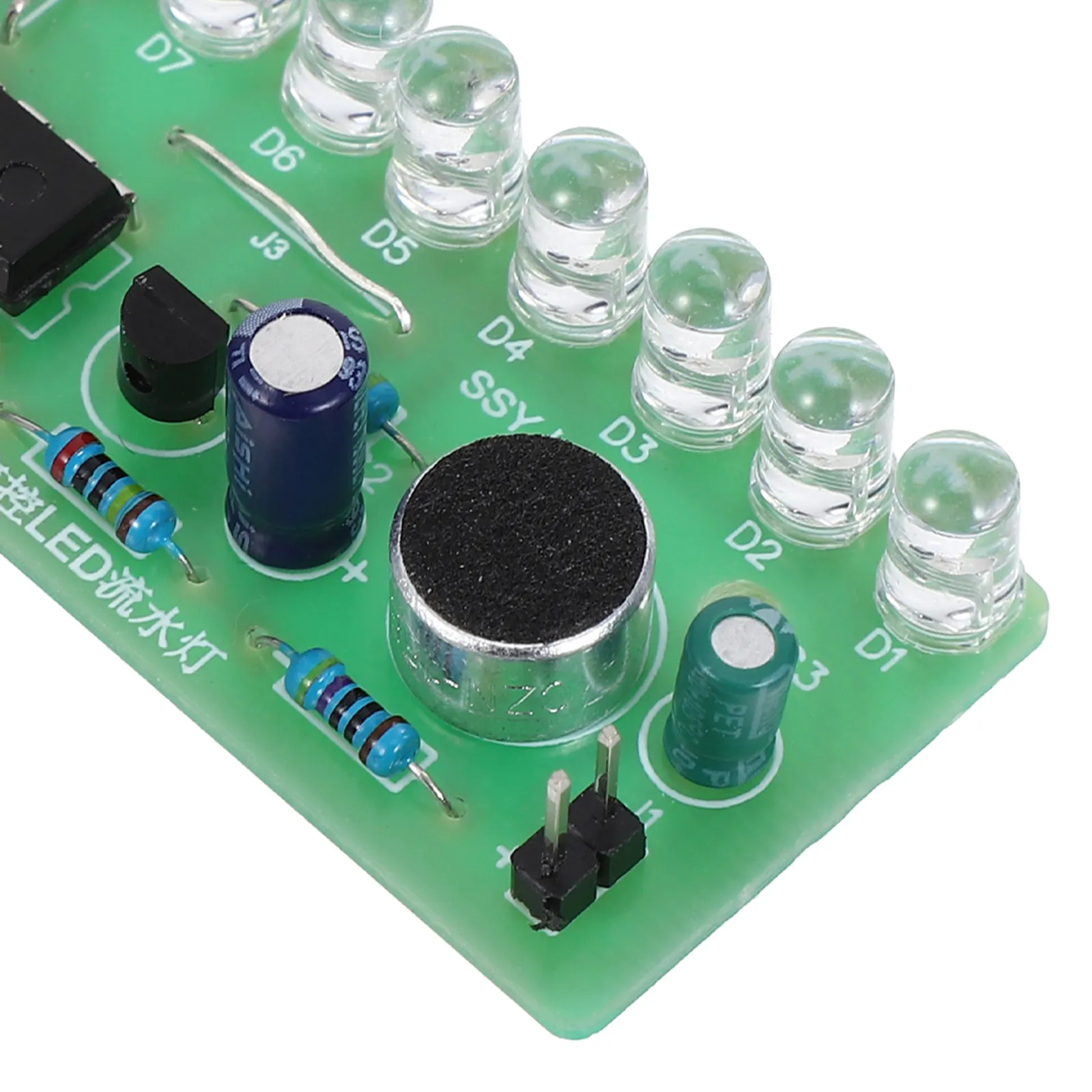 2Set Electronic Solder Kit Soldering Kit Practice For Science Education Sound-controlled Light Teens Beginners