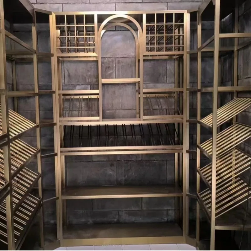 European and American wine cellars American stainless steel wine cabinets, red wine racks, brandy wine cabinets