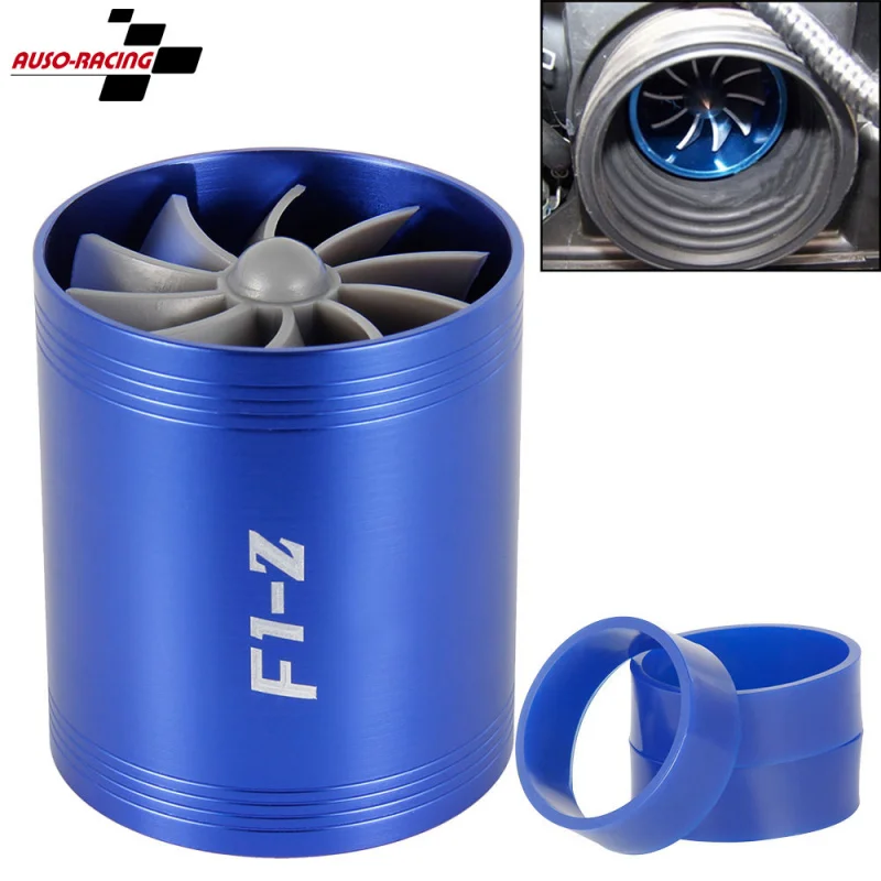 

Car Air Filter Intake Fan Gas Fuel-Saving Turbocharger Turbocharger Turbo Double-Sided WheelF1-Z