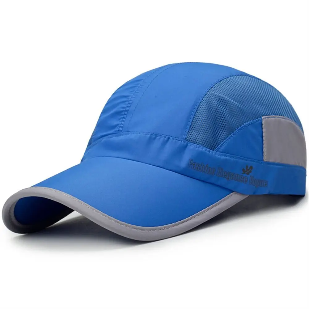 Sports Cap Adjustable Baseball Cap Quick Drying Sun Protection Golf Cap Sun Shade Snapback Fishing Hat Running Camping