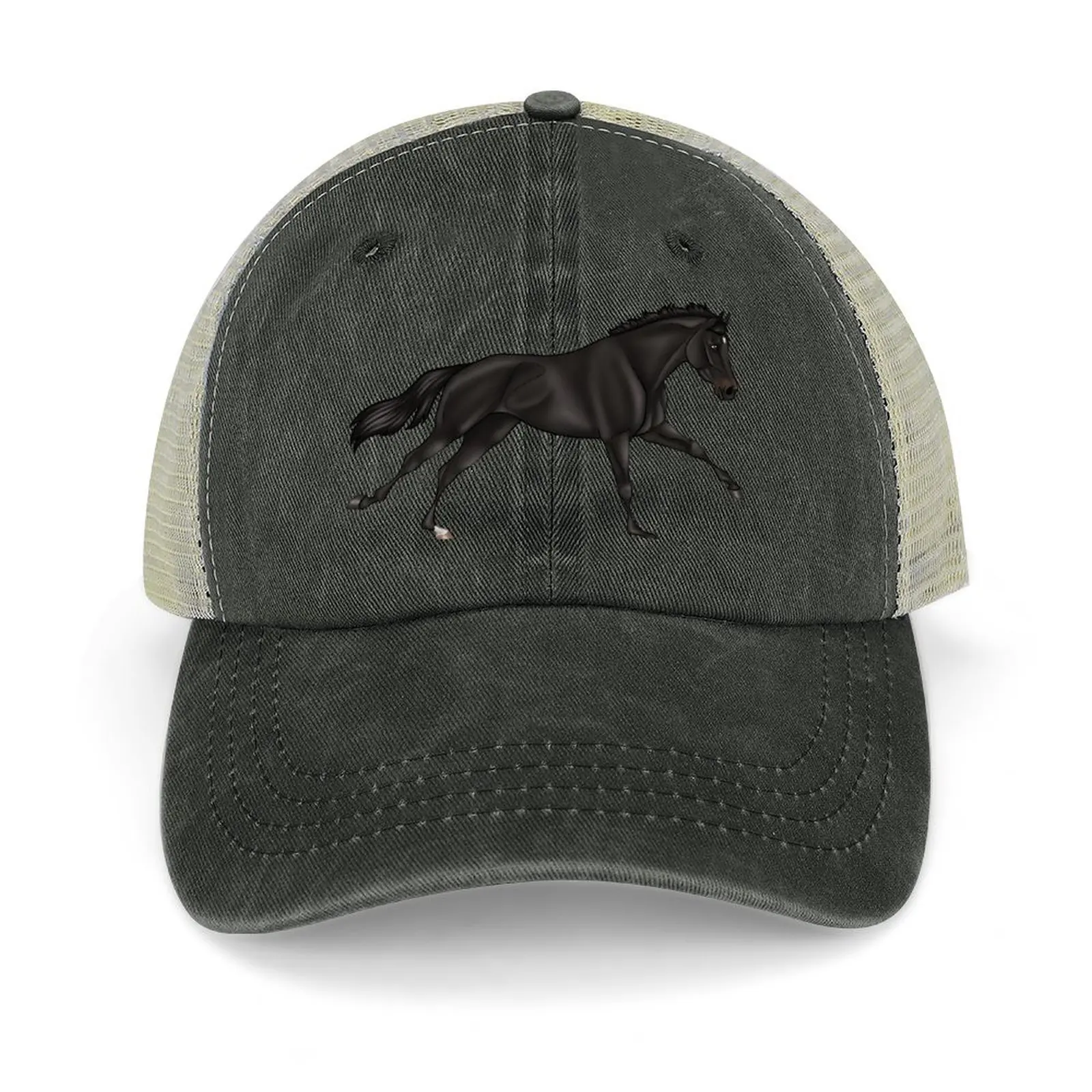 

Race horse - RuffianCap Baseball Cap Luxury Hat Golf Wear Fashion Beach Women's Hats For The Sun Men's