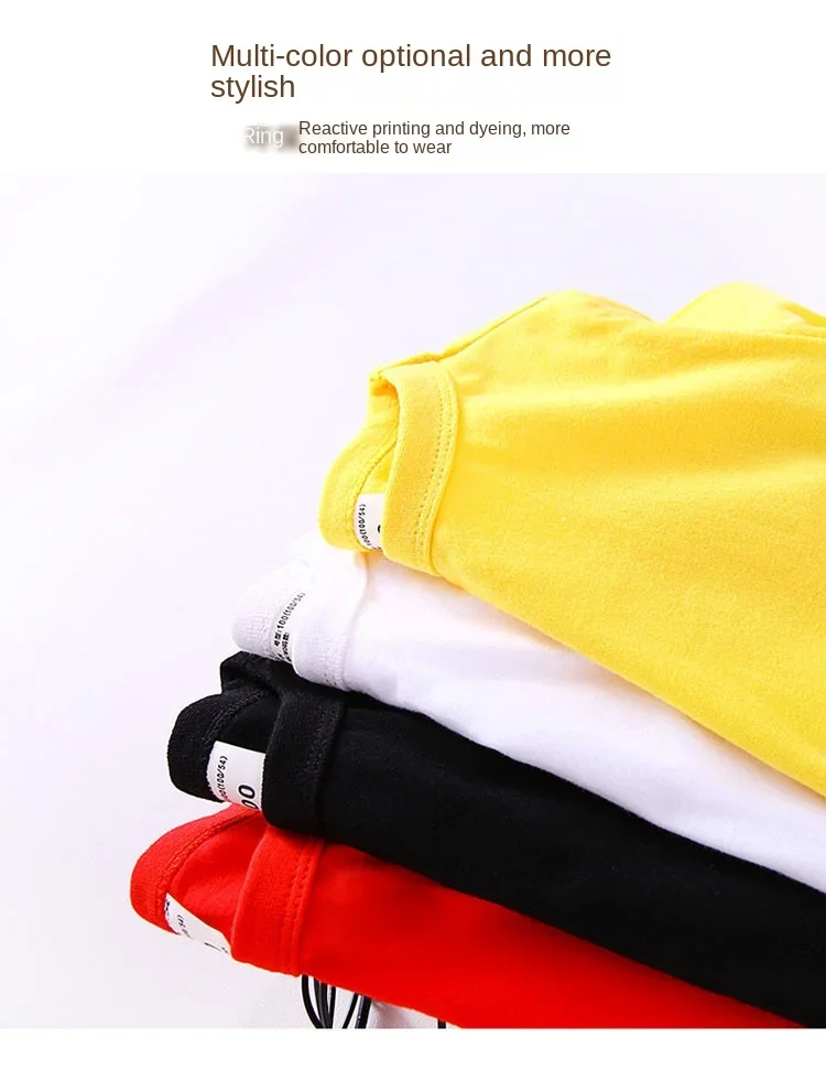 2-7 Jahre Herbst-Baumwoll-T-Shirt in Unifarben, weich, atmungsaktiv, locker geschnitten, Oberteil für Jungen und Mädchen, Kinderkleidung im koreanischen Stil. – Detail 2