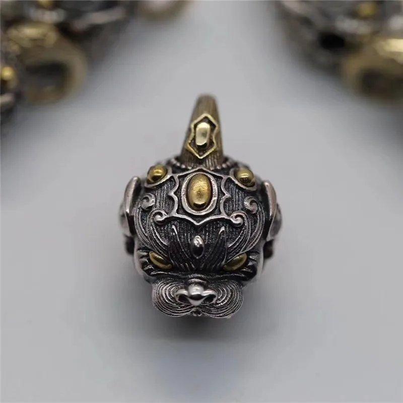 

Подвески-колокольчики в национальном стиле в стиле ретро для мужчин и женщин - автомобильный брелок для ключей, украшение для сумки - стильное винтажное ожерелье