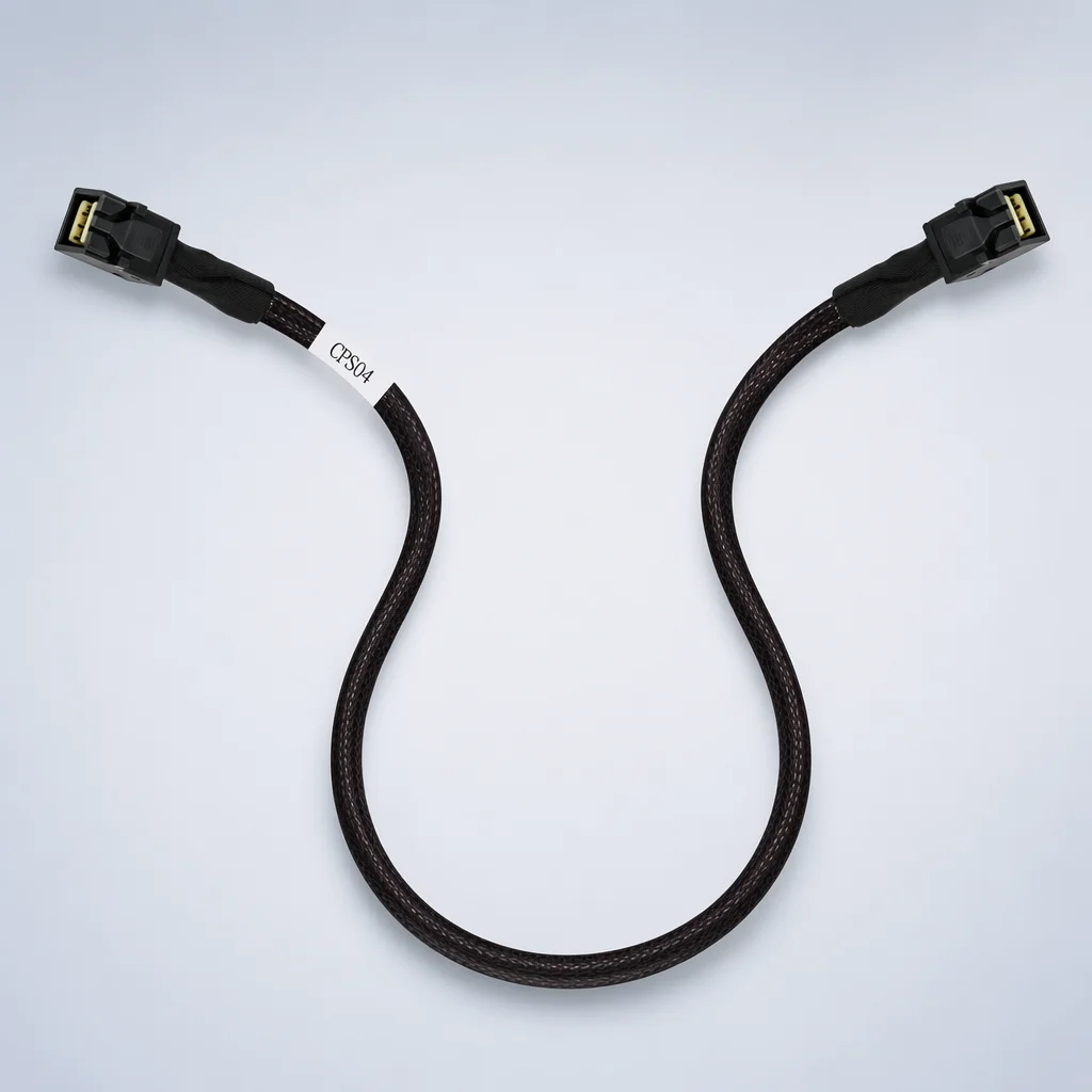 500mm SFF8643 Male To Male Mini SAS HD Cable 48Gbps High Speed Wire For NAS Workstation Storage Server Internal Connection