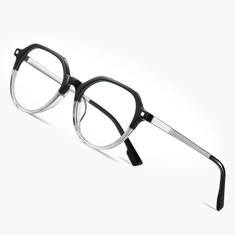 

Women Stylish Acetate Blue Light Blocking Computer Glasses Without Degrees Female Spectacles Frames Round Eyewear BJ9226