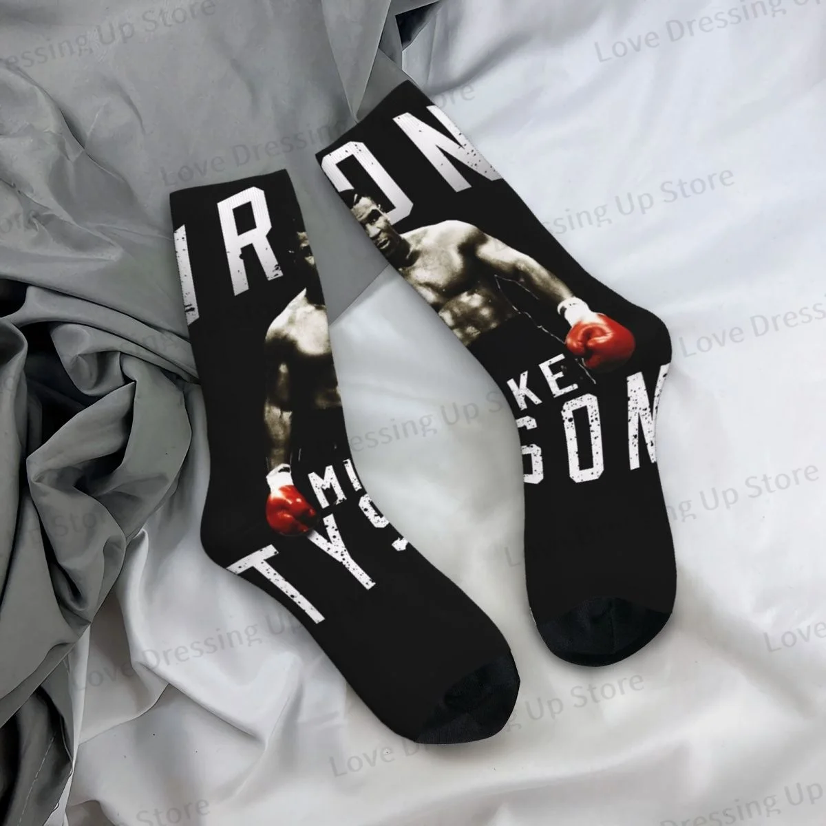 Heavyweight Boxing Champion Iron Mike Tyson Fans Men Women Socks Outdoor Novelty Spring Summer Autumn Winter Stockings Gift