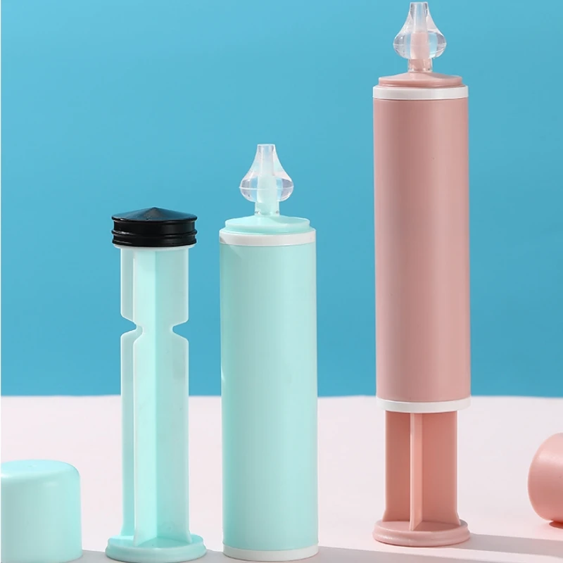 60 мл назальный аспиратор для детей и взрослых, игольчатый тюбик, очиститель носа, портативный ручной очиститель носа с персональным футляром