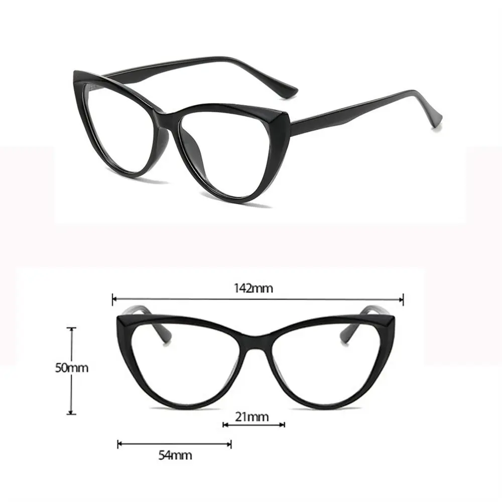 2025 New Cat Eye Glasses Frame Women Fashion Gradient Color Eyeglass Frame Anti Blue Light Glasses Computer Goggles Óculos Gifts