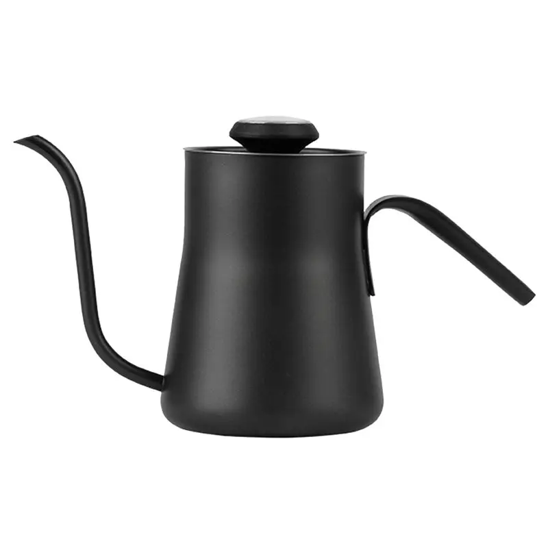 ABJS 550ML Stainless Steel Coffee Drip Kettle with Thermometer Gooseneck Pour Over Coffee Tea Pot Coffee Pots