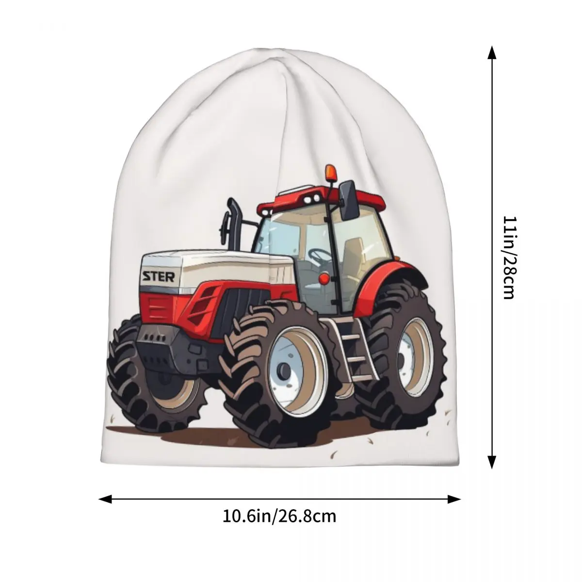 Tractor Men Women Adult Beanies Caps Knitted Bonnet Hat Warm Fashion Autumn Winter Outdoor Skullies Hats