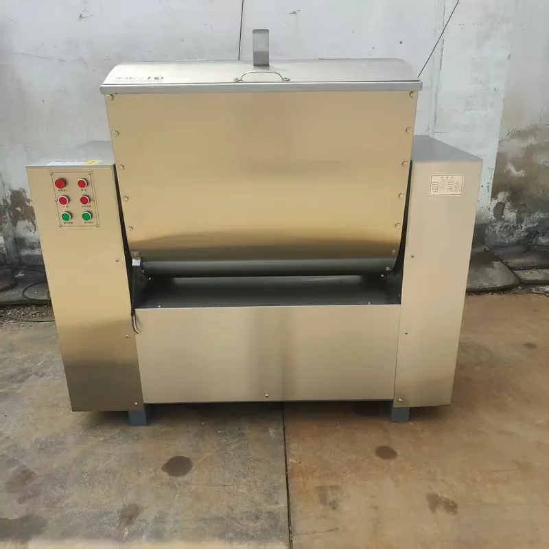 Commercial Automatic Vacuum Mixer for Flour Mixing 50kg Capacity Inverted Tipping Bucket Mixer