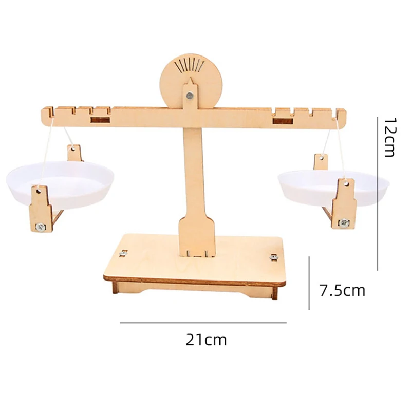 モンテッソーリ教育DIY木製バランススケール数学学習ゲームボードおもちゃ（加算・減算の発達モデル）