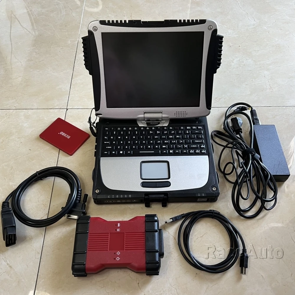 

Vcm2 Full Chip Diagnose Scan Tool IDS V120 Software SSD CF19 Laptop (4g ) TOUCH SCREEN READY TO WORK