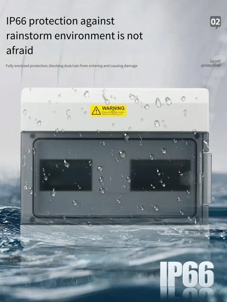 Surface-mounted Switch Box Outdoor Plastic Air Switch Electric Control Box Leakage Protection Meter Box