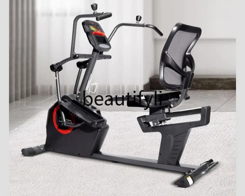 

Horizontal fitness, elliptical bike, pedals, fitness equipment, bicycle home