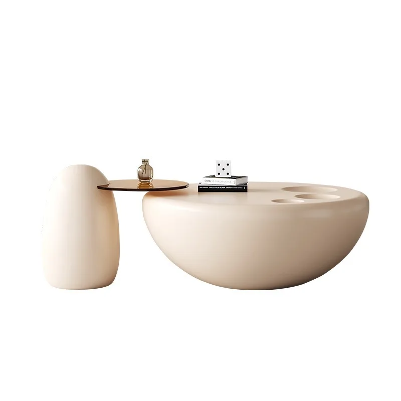 

beige cream wind advanced sense of art light luxury modern simple small fiberglass edge few Internet celebrities