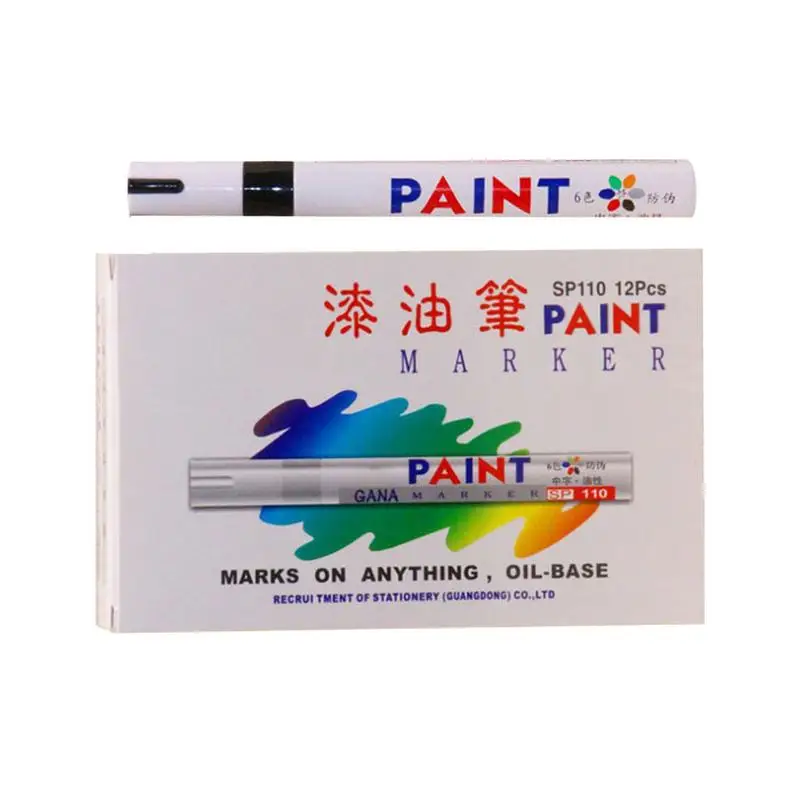 

Paint Marker Set For Tire 12pcs Tire Ink Paint Markers Tire Lettering Pens Oil Based Ink For Car Vehicle Motorcycle Tyre