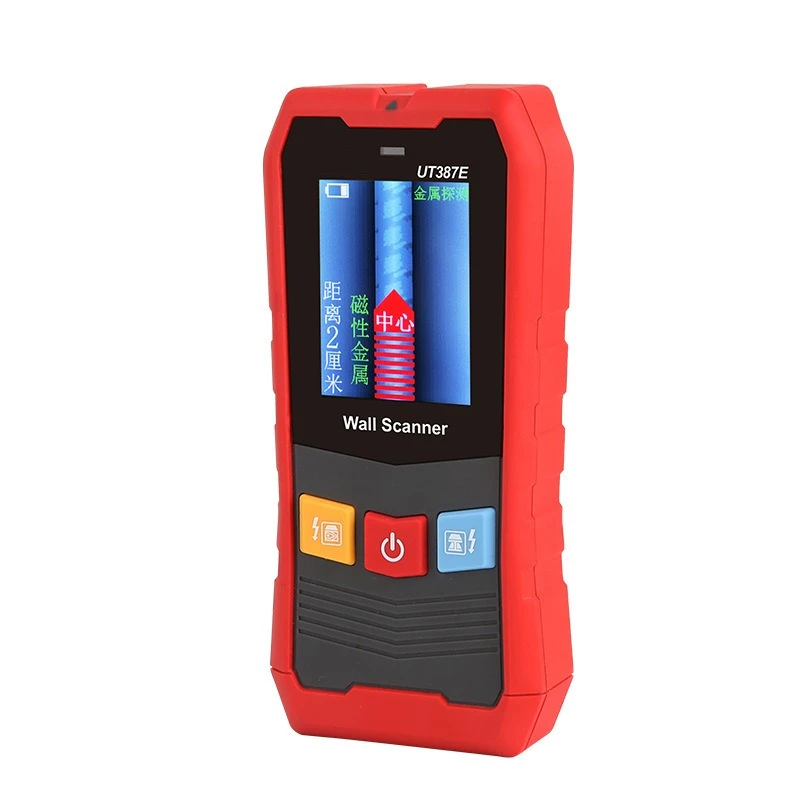 Handheld Wall Scanner UT387E UT387S UT387LM Stud Finder for Rebar Copper Pipe Live Wire Renovation Detection