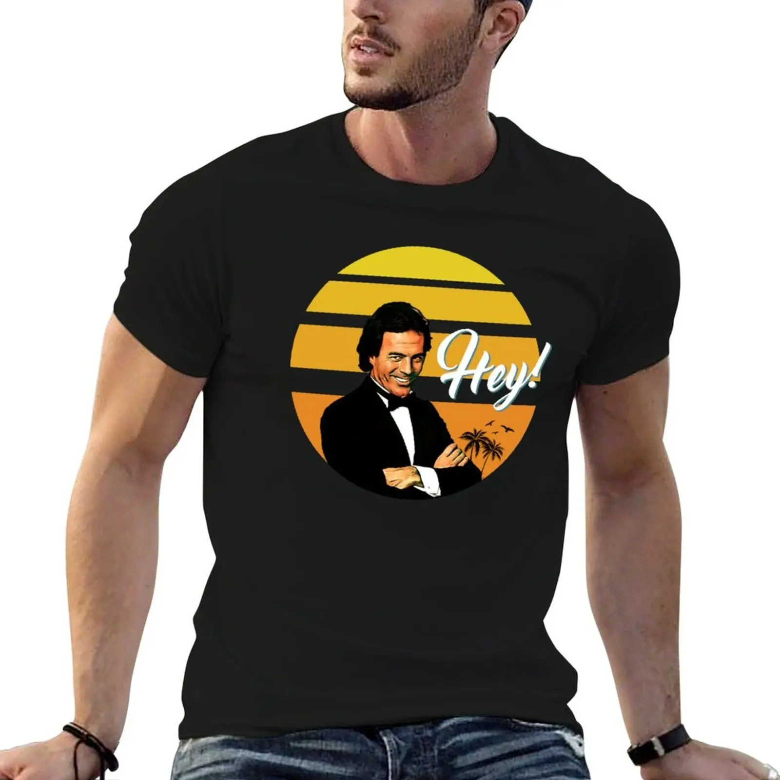 Julio Iglesias T-Shirt cotton t shirts high quality funny t shirts cotton anime t shirts oversize T-shirt