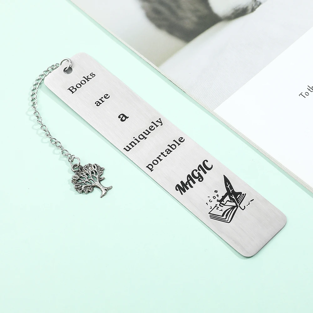 Metal stainless steel bookmarks, high quality metal bookmarks for reading enthusiasts, also suitable for family friends teachers
