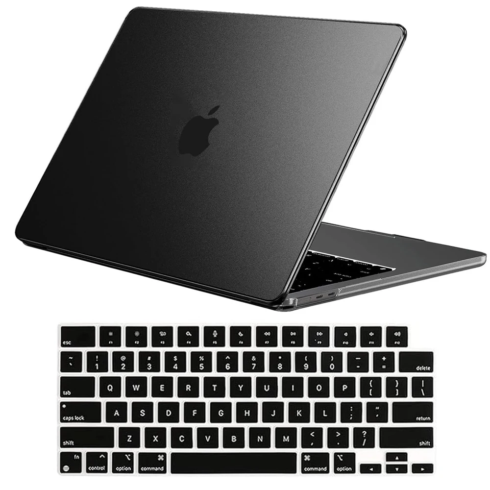 Laptop Case For MacBook Air 13 M5M4 M3 M2 2026-2022 Case For MacBook Pro 14/16 Inch M5 2026 Ultra Thin Shell Cover+Keyboard Skin
