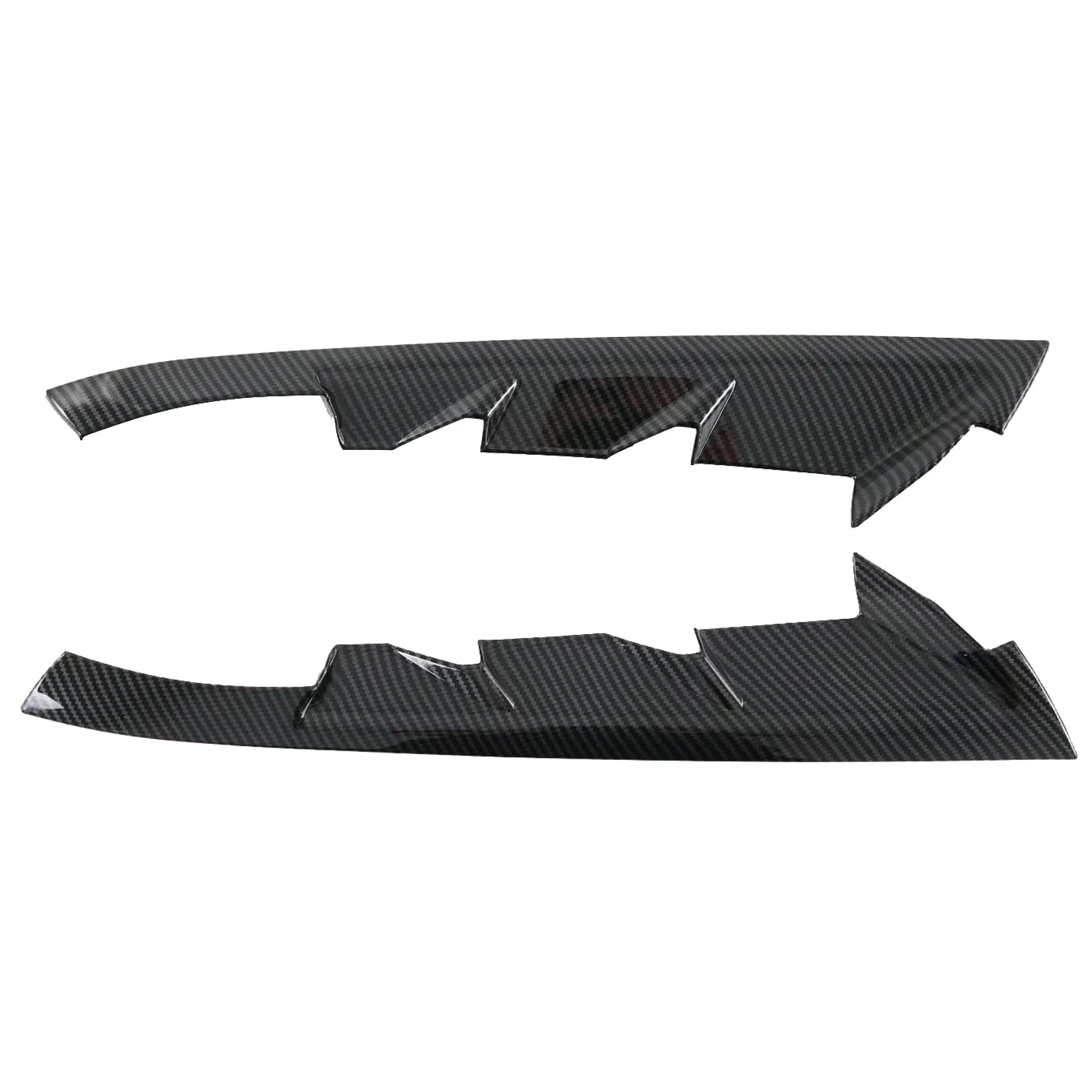 Fit For Kia Niro SG2 2022 2023 Car Accessories ABS Plastic Rear Window Triangle Cover Trim 3pcs LHD! RHD!