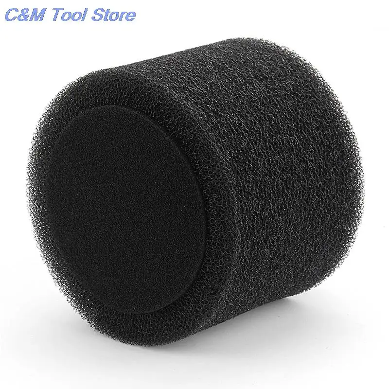 Black 35mm Cleaner Straight Neck Motorcycle Sponge Air Filter