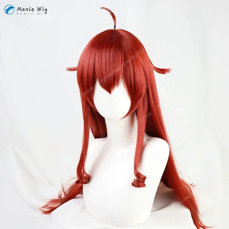 

Eris Boreas Greyrat Red Cruly Длинные парики Термостойкие синтетические волосы Аниме Косплей для женщин + Кепка для парика