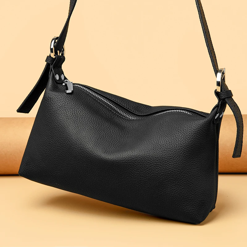 Kobiety 100% skóra bydlęca Sac Wysokiej jakości miękka skóra Luksusowe torebki i torebki damskie Projektantki damskie Torby na ramię Crossbody dla