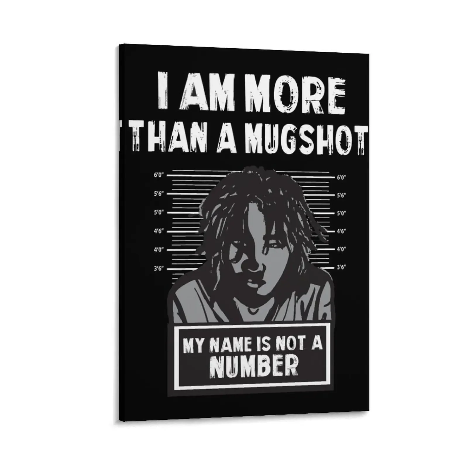 

I Am More Than A Mugshot Canvas Painting poster anime paintings wall decor