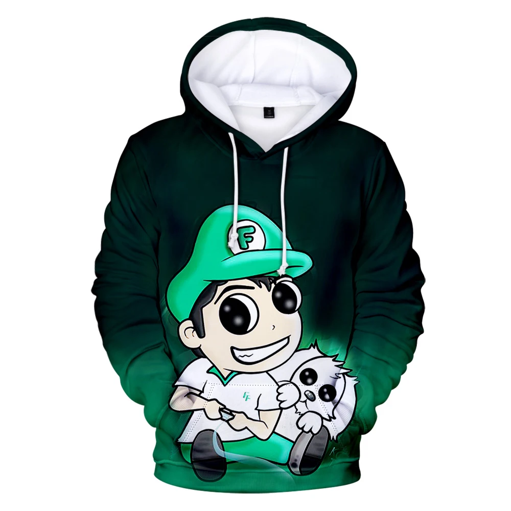 Youtuber Fernanfloo Sweat à capuche unisexe à manches longues pour hommes et femmes, Sweat Harajuku, Streetwear, Style décontracté, Vêtements 3D