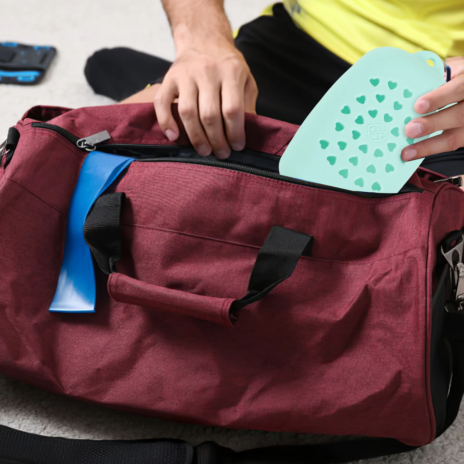 Custodia in Silicone per Asciugamani da Viaggio, 1 Pezzo, Borsa Impermeabile per Asciugamani Bagnati o Asciutti, Compatta e Leggera per Campeggio, Escursionismo, Spiaggia, Yoga