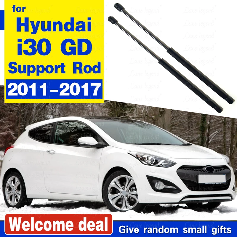 Hood Struts For Hyundai i30 GD 2011-2017 Hyundai Elantra GT Front Bonnet Modify Lift Support Shock Damper Gas Spring Piston Rods