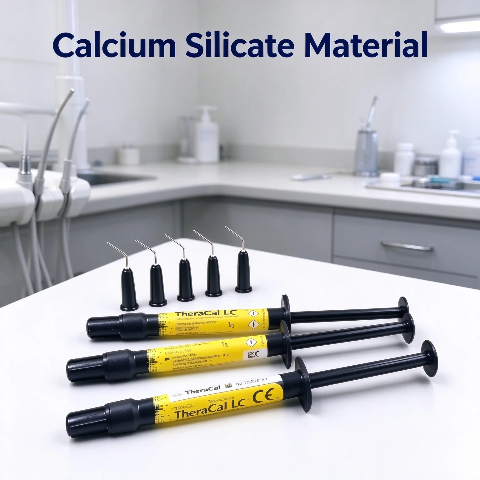 TheraCal LC Light Cure Calcium Silicate Liner Dental Pulp Protection Material 1/2/4 Pack Pulp Capping Dental Supplies