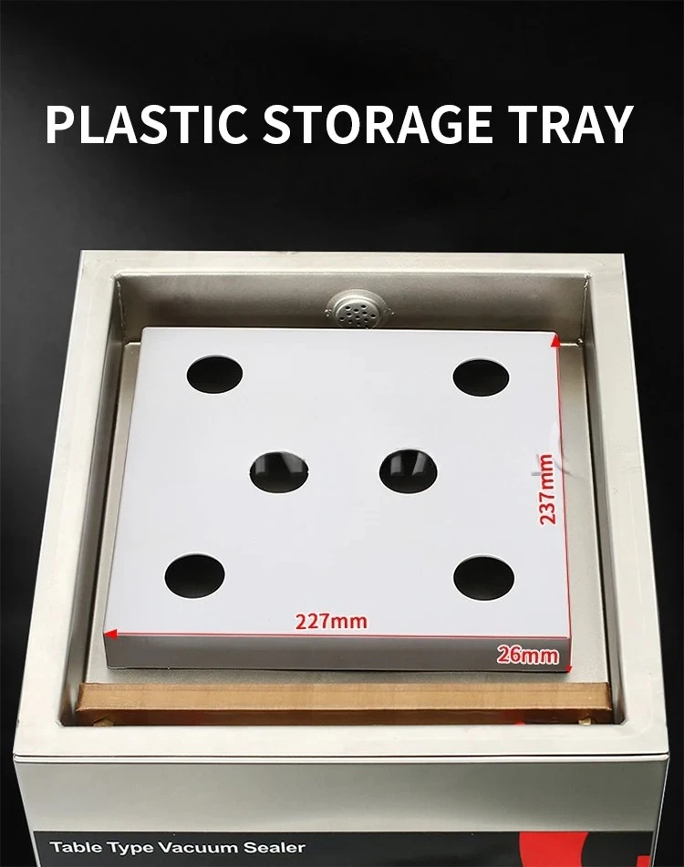 DZ-260C Dual-Use Vacuum Packing Machine Chamber Sealer Food Fresh-Keeping for Meat Fruit Vegetable Industrial Household