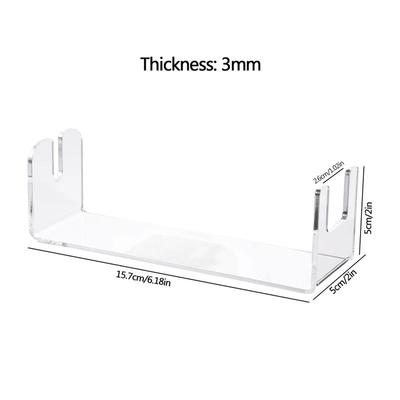 2 Pack Knife Display Stand Acrylic Knife Stand, Desktop Knife Display, Single Knife Holder Pocket Knife Display Stand