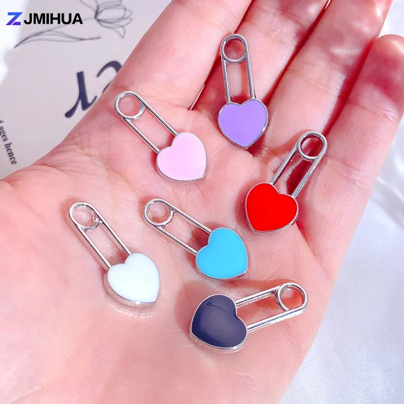 

15PCS Boho Heart Lock Charms Pendant Supplies Jewelry Making Accessories For DIY Handmade Women Earrings Necklaces Bracelets