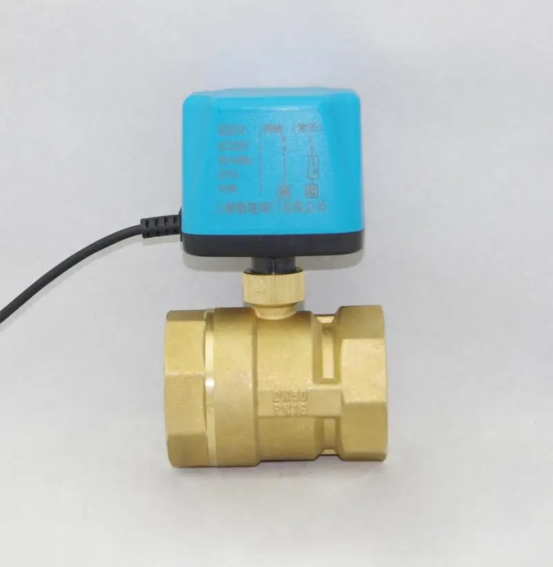 

DN15/DN20/DN25/DN32 2Way Motorized Ball Valve Electric two Line Two Way Control AC 220V