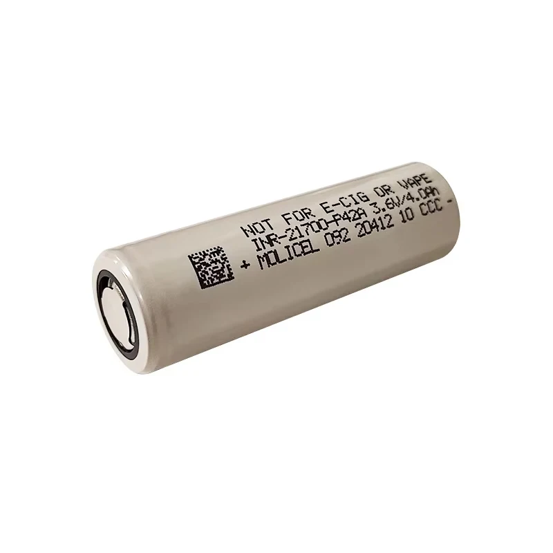 بطارية Molicel P42A 21700 الأصلية 4200mah MAX 45A 3.7V INR 21700 خلية بطاريات ليثيوم قابلة لإعادة الشحن ذات سعة عالية