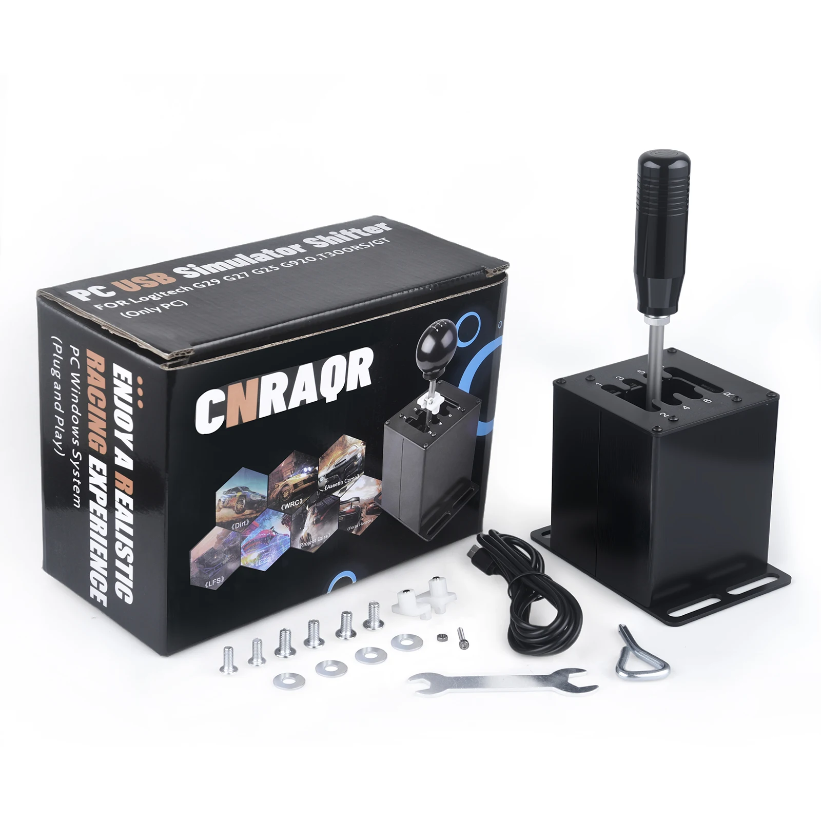 NEW! PC USB Straight H Gear 6+R/7+R For Logitech G29 For ETS2 Simracing With Sequence Function Simulation Game