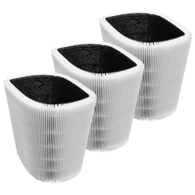 3 PCS HEPA Filter for Blueair Blue Pure 411 411+ & MINI Collapsible Air Purifier Filter Activated Carbon Composite Parts