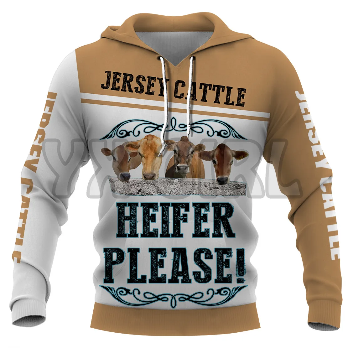 Charolais Heifer Please  3D Printed Hoodies  Unisex Pullovers Funny Dog Hoodie Casual Street Tracksuit